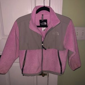 North face girls youth SMALL Denali fleece